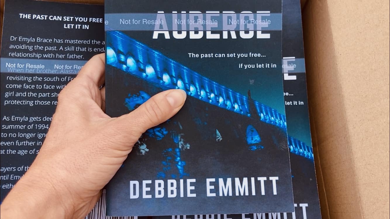 Printed proofs of Return to the Auberge by Debbie Emmitt