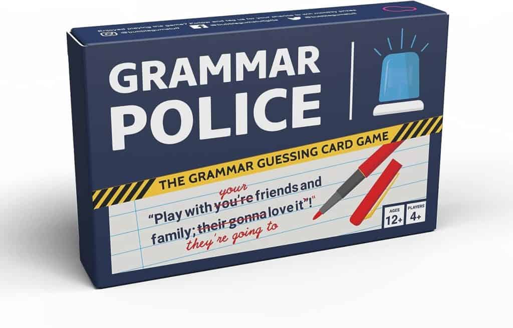 Grammar Police board game in box